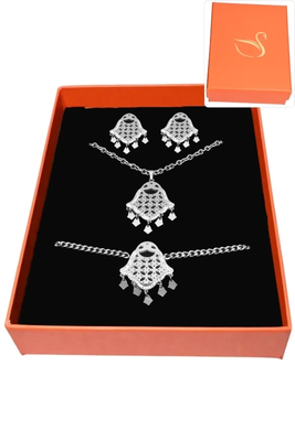 Coffret main de Fatma parure bijoux collection hervé aliex Argent