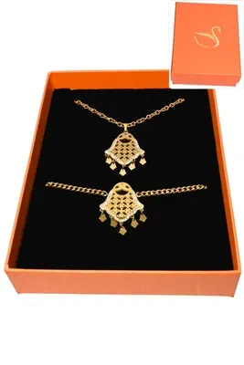 Coffret main de Fatma parure bijoux collection hervé aliex Or