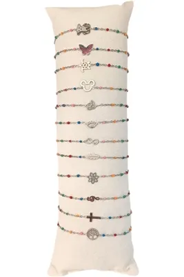 Bracelet en lot avec présentoir Or