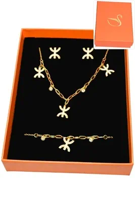 Coffret yaz fatma parure bijoux collection hervé aliex Or