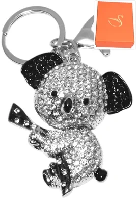 porte-cle coffret koala porte-sac Argent