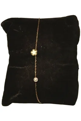 Bracelet fleur Or