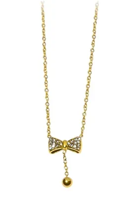 Pendentif noeud de papillon Or