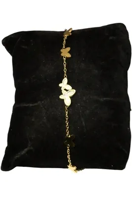 Bracelet papillon Or