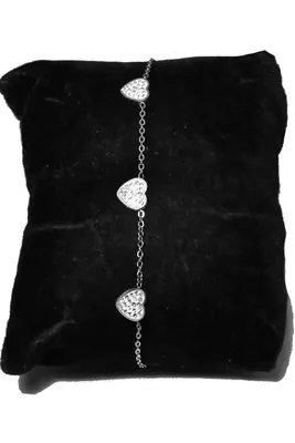 Bracelet coeur Argent