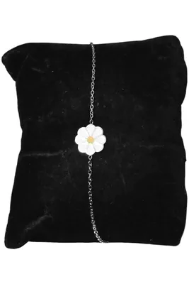 Bracelet fleur Argent