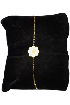 Bracelet fleur Or