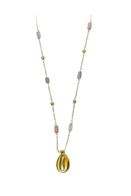 Collier graine de café Or