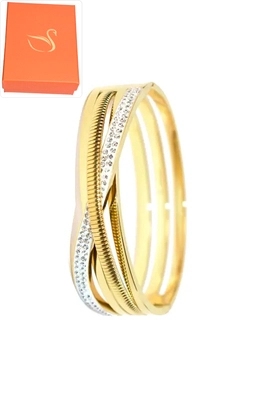 Coffret cadeaux jonc infini Or