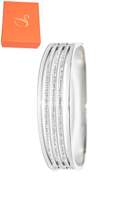 Coffret cadeaux jonc bracelet Argent