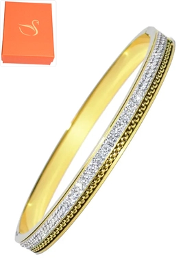 Coffret cadeaux jonc bracelet Or