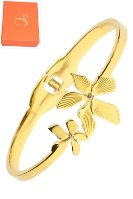 Coffret cadeaux jonc fleur Or 568155 