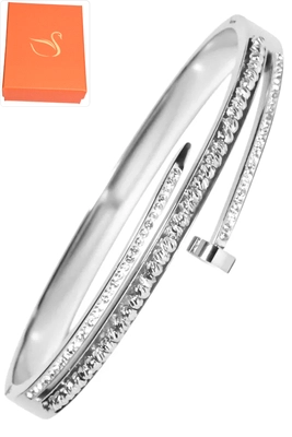 Coffret cadeaux jonc jonc Argent