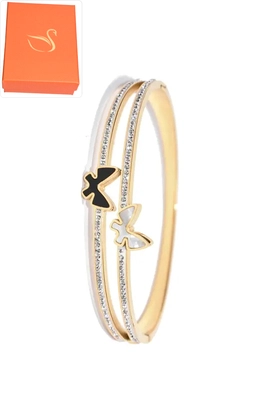 Coffret cadeaux jonc papillon Or