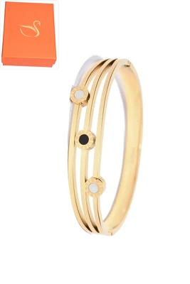 Coffret cadeaux jonc cercle chiffre romain Or
