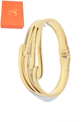 Coffret cadeaux jonc bracelet Or