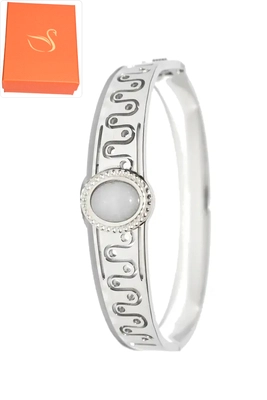Coffret cadeaux jonc bracelet Argent