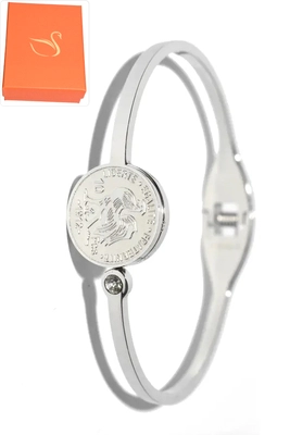 Coffret cadeaux jonc coq reine Liberté Egalité Fraternité Argent