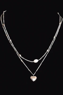 Collier coeur Argent
