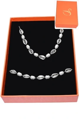 Coffret graine de café parure bijoux collection hervé aliex Argent