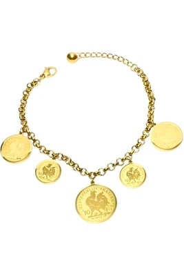Bracelet coq Fatma Or
