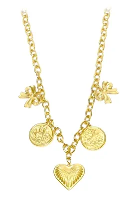 Collier breloque coeur Or