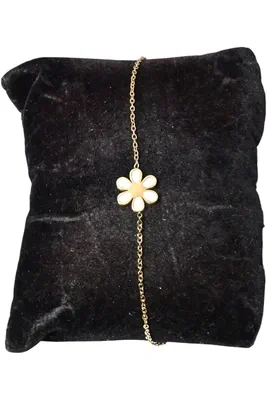 Bracelet fleur Or