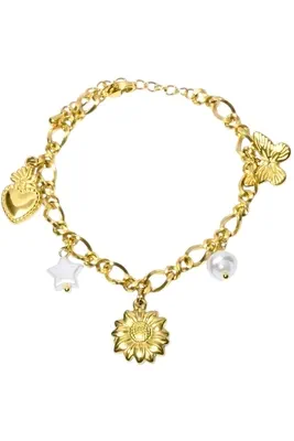 Bracelet breloque Or