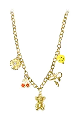 Collier breloque ours Or