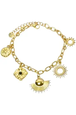 Bracelet breloque Or