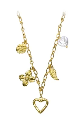 Collier breloque coeur Or