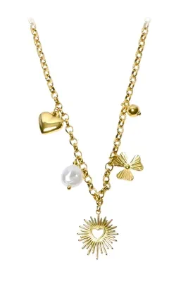 Collier breloque soleil Or