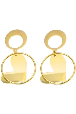 Boucle-d-oreille coeur Or
