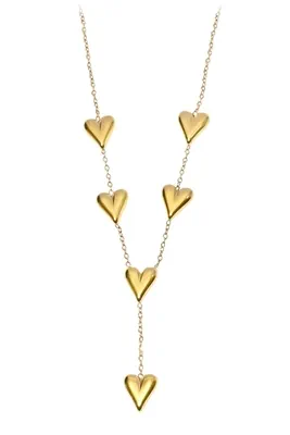 Collier breloque coeur Or