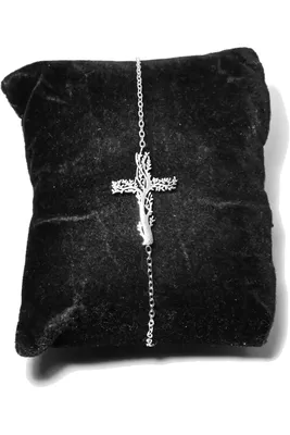 Bracelet croix Argent