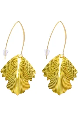 Boucle-d-oreille pendante Or
