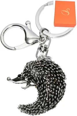 porte-cle coffret cadeaux hérisson Argent
