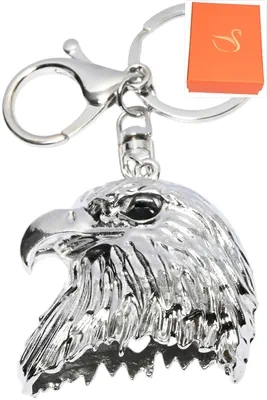 porte-cle coffret cadeaux aigle Argent