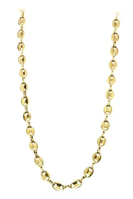 Collier graine de café Or