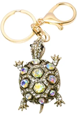 porte-cle tortue Or