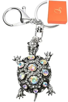 porte-cle coffret cadeaux tortue Argent