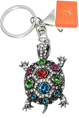 porte-cle coffret cadeaux tortue Argent