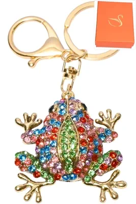 porte-cle coffret cadeaux grenouille Or