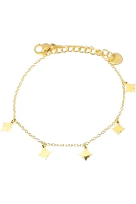 Bracelet breloque étoile Or