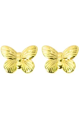Boucle-d-oreille papillon Or
