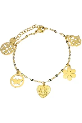 Bracelet breloque Or