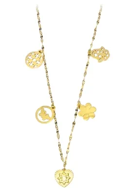 Collier breloque coeur Or