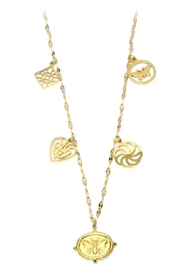 Collier breloque abeille Or