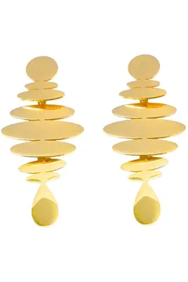 Boucle-d-oreille pendante Or