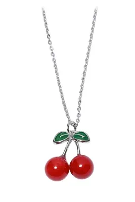 Pendentif cerise Argent